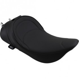 DRAG SPECIALTIES SOLO SEAT - MILD STITCHED - DRIVER BACKREST - FLH 97-07 # 0801-0493