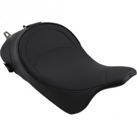 DRAG SPECIALTIES SOLO SEAT - MILD STITCHED - DRIVER BACKREST - FL 08-23 # 0801-0886