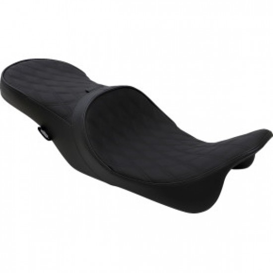 DRAG SPECIALTIES LOW TOURING SEAT - DOUBLE DIAMOND - DRIVERS BACKREST - FL 08-23 # 0801-1008