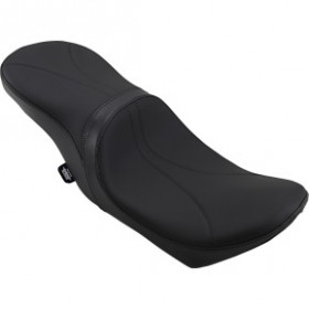 DRAG SPECIALTIES LOW TOURING SEAT - MILD STITCHED - YAFFE TANKS - FL 18-23 # 0801-1069