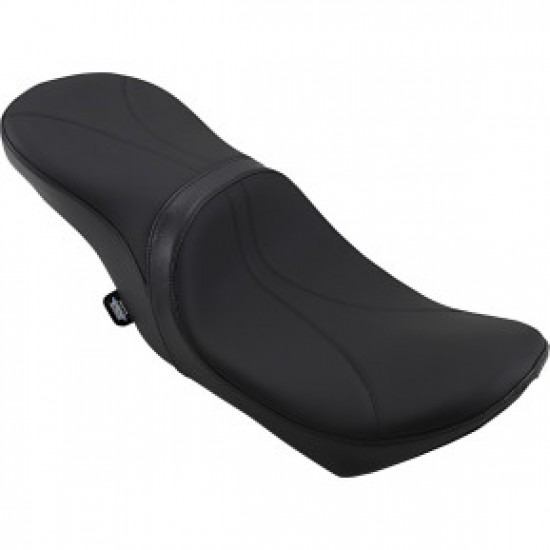 DRAG SPECIALTIES LOW TOURING SEAT - MILD STITCHED - YAFFE TANKS - FL 18-23 # 0801-1069 DRAG SPECIALTIES LOW TOURING SEAT - MILD STITCHED - YAFFE TANKS - FL 18-23 # 0801-1069