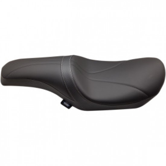 DRAG SPECIALTIES PREDATOR SEAT - MILD STITCHED - YAFFE GAS TANK - FL 08-23 # 0801-1073