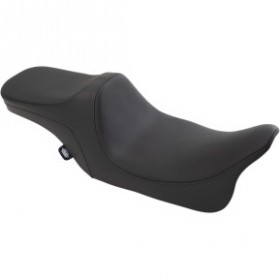 DRAG SPECIALTIES PREDATOR III 2-UP SEAT - SMOOTH - BLACK - FL 99-07 # 0801-1307