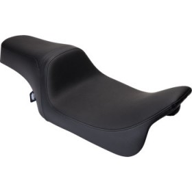 DRAG SPECIALTIES PREDATOR 1UP SEAT - VINYL - BLACK - SMOOTH - FLH 08-23 # 0801-1480 