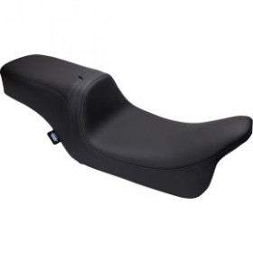 DRAG SPECIALTIES PREDATOR 2-UP SEAT - SOLAR LEATHER - SMOOTH - W/O BACKREST - FLH/FLTR 08-23 # 0801-1501