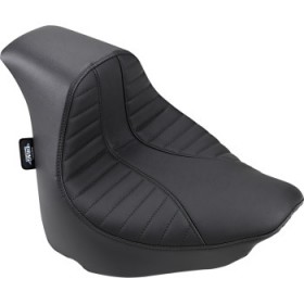 DRAG SPECIALTIES EZ-SOLO SEAT - SCORPION STITCH - VINYL - FXFB/S 18-22 # 0802-1128