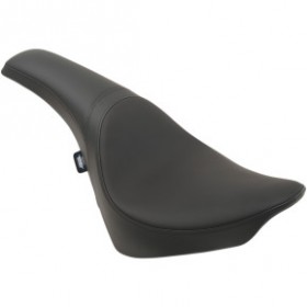 DRAG SPECIALTIES PREDATOR SEAT - SOLAR LEATHER - SMOOTH - FL/FX 18-22 # 0802-1153