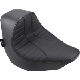DRAG SPECIALTIES EZ-SOLO SEAT - SCORPION STITCH - VINYL - FLFB/S 18-22 # 0802-1185