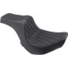 DRAG SPECIALTIES PREDATOR III SEAT - DOUBLE DIAMOND - BLACK STITCHING - FXBR/S 18-22 # 0802-1267