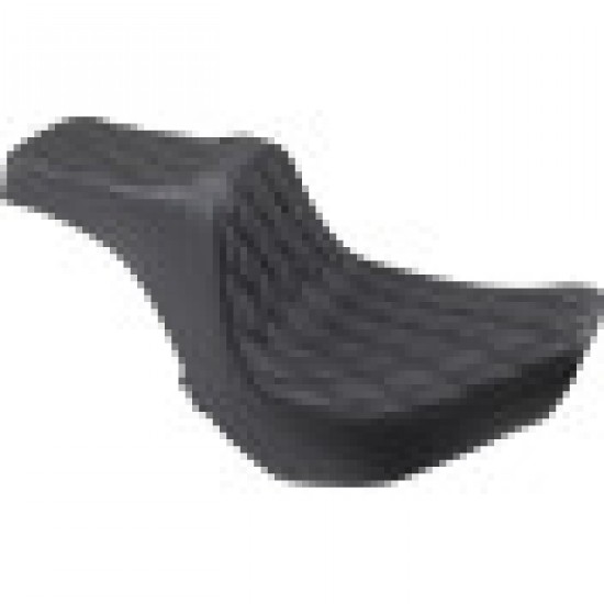 DRAG SPECIALTIES PREDATOR III SEAT - DOUBLE DIAMOND - BLACK STITCHING - FXBR/S 18-22 # 0802-1267