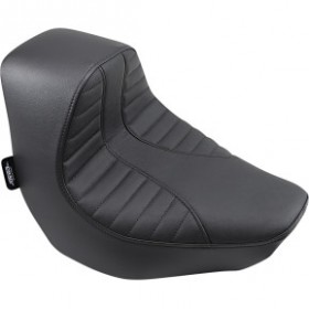 DRAG SPECIALTIES EZ-SOLO SEAT - SCORPION STITCH - VINYL - FXBR/S 18-22 # 0802-1272