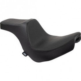 DRAG SPECIALTIES PREDATOR III SEAT - SMOOTH - BLACK - FL/FX 18-23 # 0802-1490