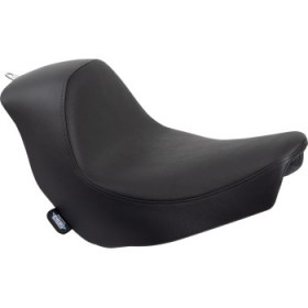DRAG SPECIALTIES SOLO SEAT - BLACK - SMOOTH - FL/FX 18-23 # 0802-1512