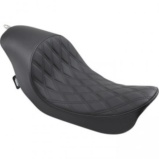 DRAG SPECIALTIES 3/4 SOLO SEAT - LOW - DIAMOND STITCH - FXD/FLD 06-17 # 0803-0543 DRAG SPECIALTIES 3/4 SOLO SEAT - LOW - DIAMOND STITCH - FXD/FLD 06-17 # 0803-0543