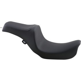 DRAG SPECIALTIES PREDATOR III SEAT - SMOOTH - BLACK - FXD/FLD 06-17 # 0803-0601