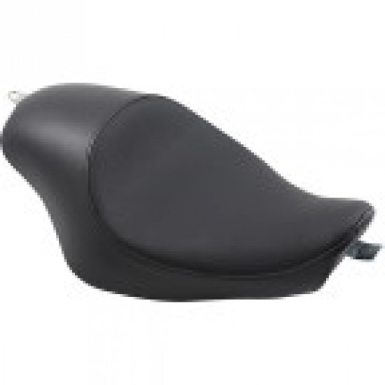DRAG SPECIALTIES 3/4 SOLO SEAT - BLACK - SMOOTH - XL 04-22 # 0804-0743
