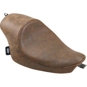 DRAG SPECIALTIES 3/4 SOLO SEAT - BROWN - DISTRESSED - XL 04-22 # 0804-0747