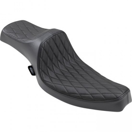 DRAG SPECIALTIES PREDATOR III SEAT - DIAMOND STICH W/ BLACK THREAD - XL 57-78 # 0804-0758