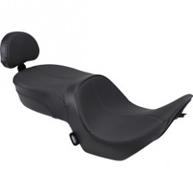 DRAG SPECIALTIES LOW-PROFILE TOURING SEAT - BLACK - PASSENGER BACKREST - VICTORY HAMMER 05-17 # 0810-1585