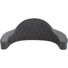 DRAG SPECIALTIES KING-PAK PAD - DOUBLE DIAMOND - BLACK THREAD # 0822-0435