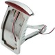 DRAG SPECIALTIES SIDE MOUNT TAILLIGHT/LICENSE PLATE MOUNT - CURVED VERTICAL - HALF-MOON # 0906-6041 DRAG SPECIALTIES SIDE MOUNT TAILLIGHT/LICENSE PLATE MOUNT - CURVED VERTICAL - HALF-MOON # 0906-6041