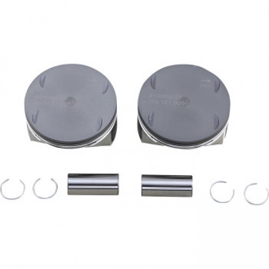 DRAG SPECIALTIES PISTON KIT - 0.005 - 107 MOTOR - M8 # 0911-0050