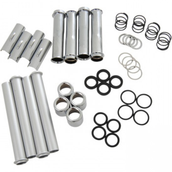 DRAG SPECIALTIES PUSHROD TUBE KIT - CHROME - XL # 0928-0039
