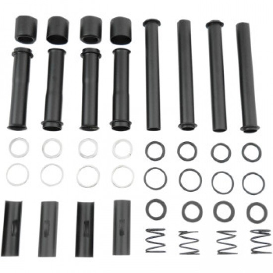 DRAG SPECIALTIES PUSHROD TUBE KIT - BLACK - XL # 0928-0042