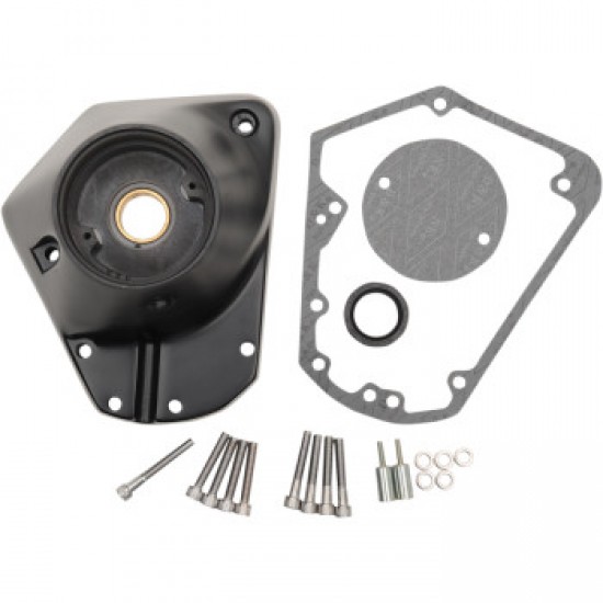 DRAG SPECIALTIES CAM COVER - SATIN BLACK - EVO BIG TWIN/M8 # 0940-1245 DRAG SPECIALTIES CAM COVER - SATIN BLACK - EVO BIG TWIN/M8 # 0940-1245