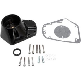 DRAG SPECIALTIES CAM COVER - GLOSS BLACK - EVO BIG TWIN # 0940-1626