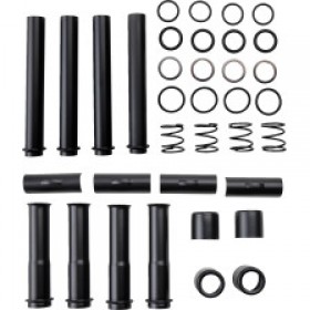 DRAG SPECIALTIES PUSHROD TUBE KIT - BLACK - M8 # 0940-2106