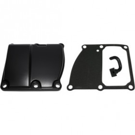 DRAG SPECIALTIES TRANSMISSION TOP COVER - MATTE BLACK - M8 # 1105-0251