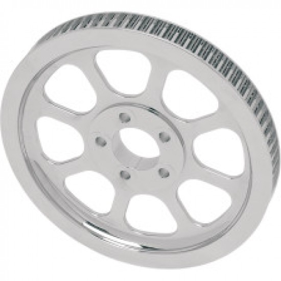 DRAG SPECIALTIES CHROME REAR BELT PULLEY - 70 TOOTH - 00-05 FXST, 00-06 FLST # 1201-0003 DRAG SPECIALTIES CHROME REAR BELT PULLEY - 70 TOOTH - 00-05 FXST, 00-06 FLST # 1201-0003
