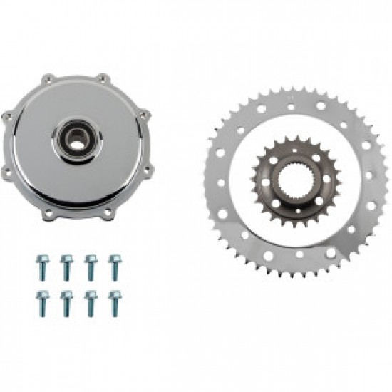 DRAG SPECIALTIES CONVERSION SPROCKET KIT - CHROME - M8 TOURING/TRIKE # 1210-2664 DRAG SPECIALTIES CONVERSION SPROCKET KIT - CHROME - M8 TOURING/TRIKE # 1210-2664