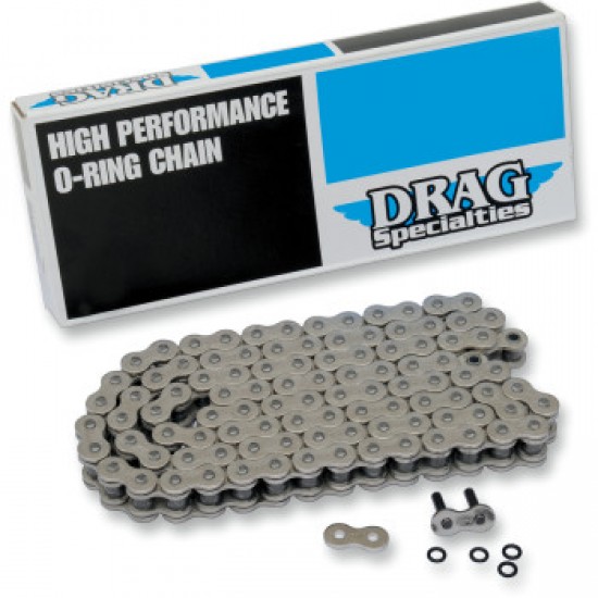 DRAG SPECIALTIES 530 SERIES - O-RING CHAIN - CHROME - 102 LINKS # 1222-0261 DRAG SPECIALTIES 530 SERIES - O-RING CHAIN - CHROME - 102 LINKS # 1222-0261