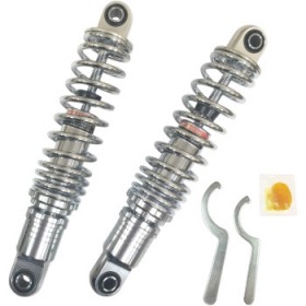 DRAG SPECIALTIES PREMIUM RIDE-HEIGHT ADJUSTABLE SHOCKS - BLACK - HEAVY DUTY - 13 # 1310-1674