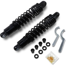 DRAG SPECIALTIES PREMIUM RIDE-HEIGHT ADJUSTABLE SHOCKS - BLACK - STANDARD - 12.5 # 1310-1830