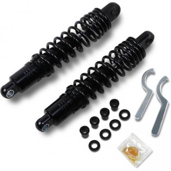 DRAG SPECIALTIES PREMIUM RIDE-HEIGHT ADJUSTABLE SHOCKS - BLACK - STANDARD - 12.5 # 1310-1830