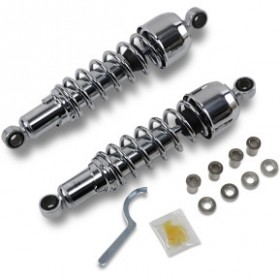 DRAG SPECIALTIES SHOCKS REPLACEMENT SHOCK ABSORBERS - CHROME - 13 # 1310-1837