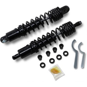 DRAG SPECIALTIES PREMIUM RIDE-HEIGHT ADJUSTABLE SHOCKS - BLACK - HEAVY DUTY - 13.5 # 1310-1842