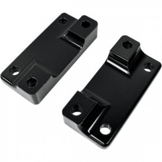 DRAG SPECIALTIES FENDER-TO-FORK ADAPTERS - GLOSS BLACK # 1410-0064 DRAG SPECIALTIES FENDER-TO-FORK ADAPTERS - GLOSS BLACK # 1410-0064