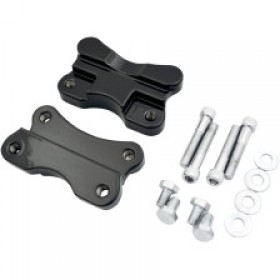 DRAG SPECIALTIES FENDER-TO-FORK ADAPTERS - GLOSS BLACK # 1410-0067