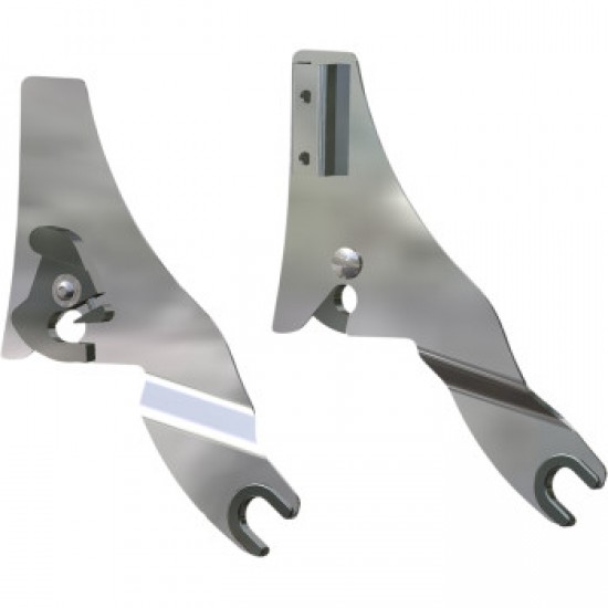 DRAG SPECIALTIES QUICK RELEASE SIDE PLATES - CHROME # 1504-0106
