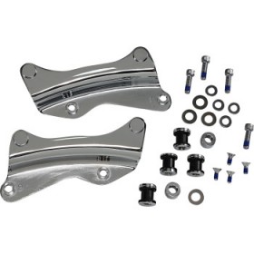 DRAG SPECIALTIES BACKREST DOCKING KIT - CHROME # 1510-0495