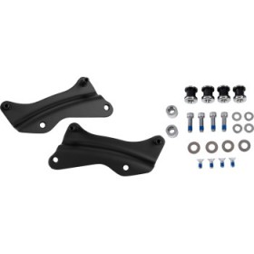 DRAG SPECIALTIES BACKREST DOCKING KIT - BLACK # 1510-0496
