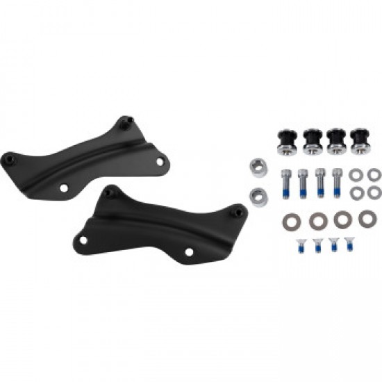 DRAG SPECIALTIES BACKREST DOCKING KIT - BLACK # 1510-0496 DRAG SPECIALTIES BACKREST DOCKING KIT - BLACK # 1510-0496