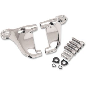 DRAG SPECIALTIES PASSENGER PEG MOUNT - CHROME - XL 04-13 # 1620-0363