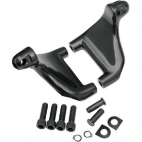 DRAG SPECIALTIES PASSENGER PEG MOUNT - BLACK - XL 04-13 # 1620-0705