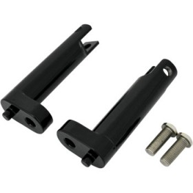DRAG SPECIALTIES PASSENGER FOOTPEG MOUNT - BLACK - FLH/FLT # 1620-1057