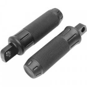 DRAG SPECIALTIES CUSTOM FOOTPEGS - BLACK PEEN # 1620-1334